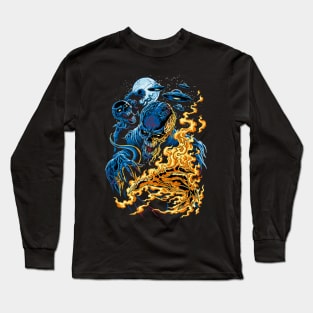 Alien zombie Long Sleeve T-Shirt